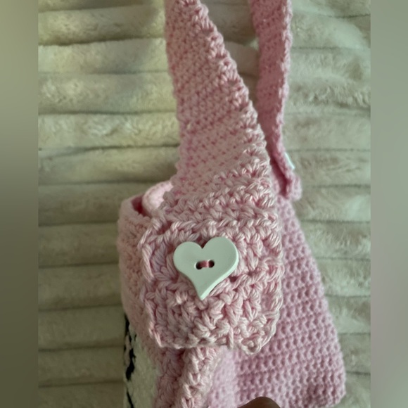 Handmade crochet hello kitty bag <3 - Picture 3 of 5